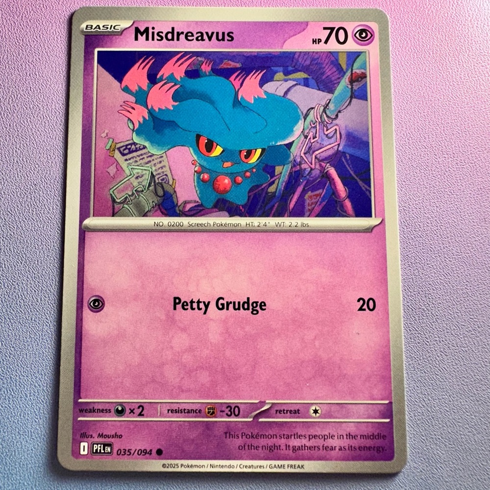 misdreavus - 035/094 (common) — pokemon: phantasmal flames